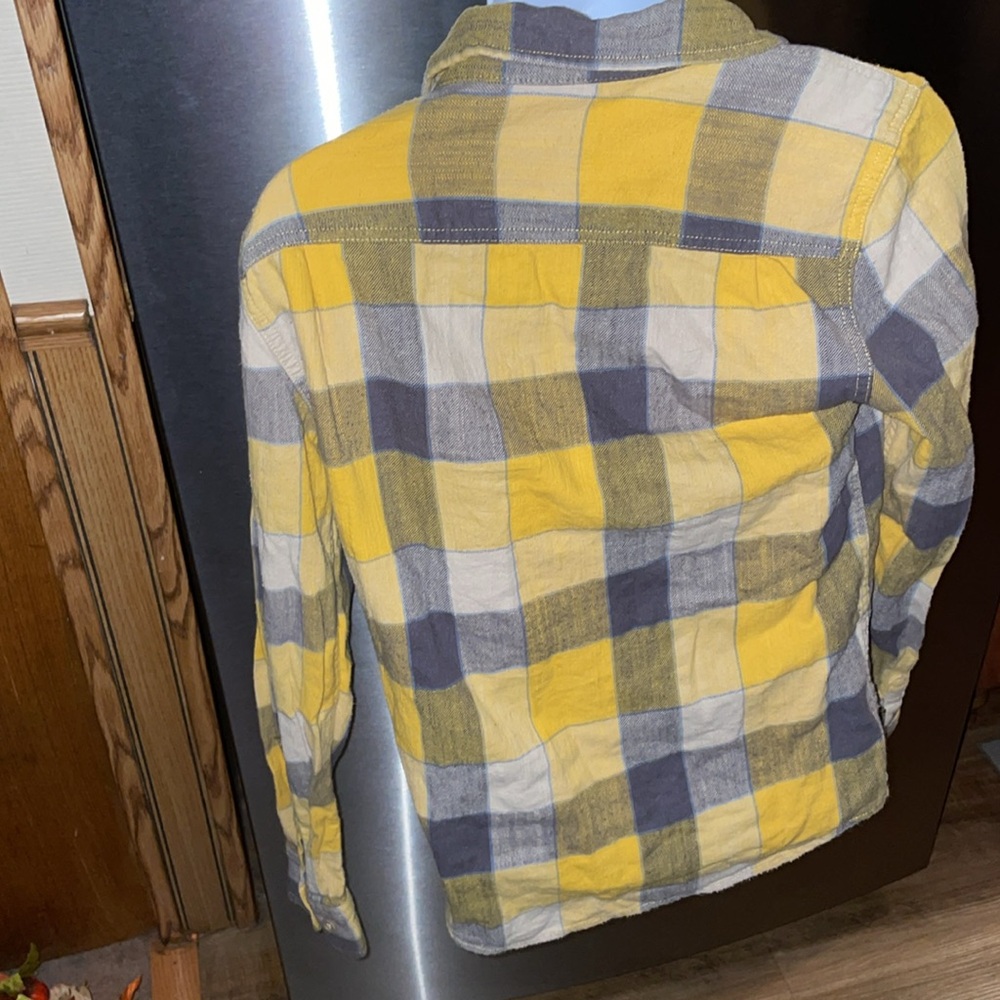 FREE with Purchase‼️ American Eagle Outfitters Flannel🦅 💛🩶🤍 - Picture 11 of 12